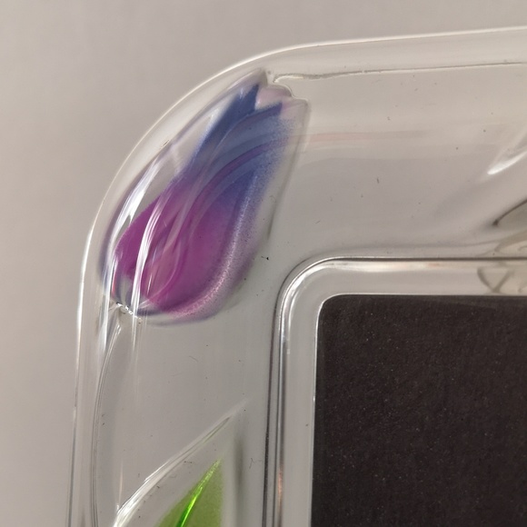 Beautiful Original Waltherglas Photo Frame with Coloured Pink Purple Tulips - Picture 6 of 8